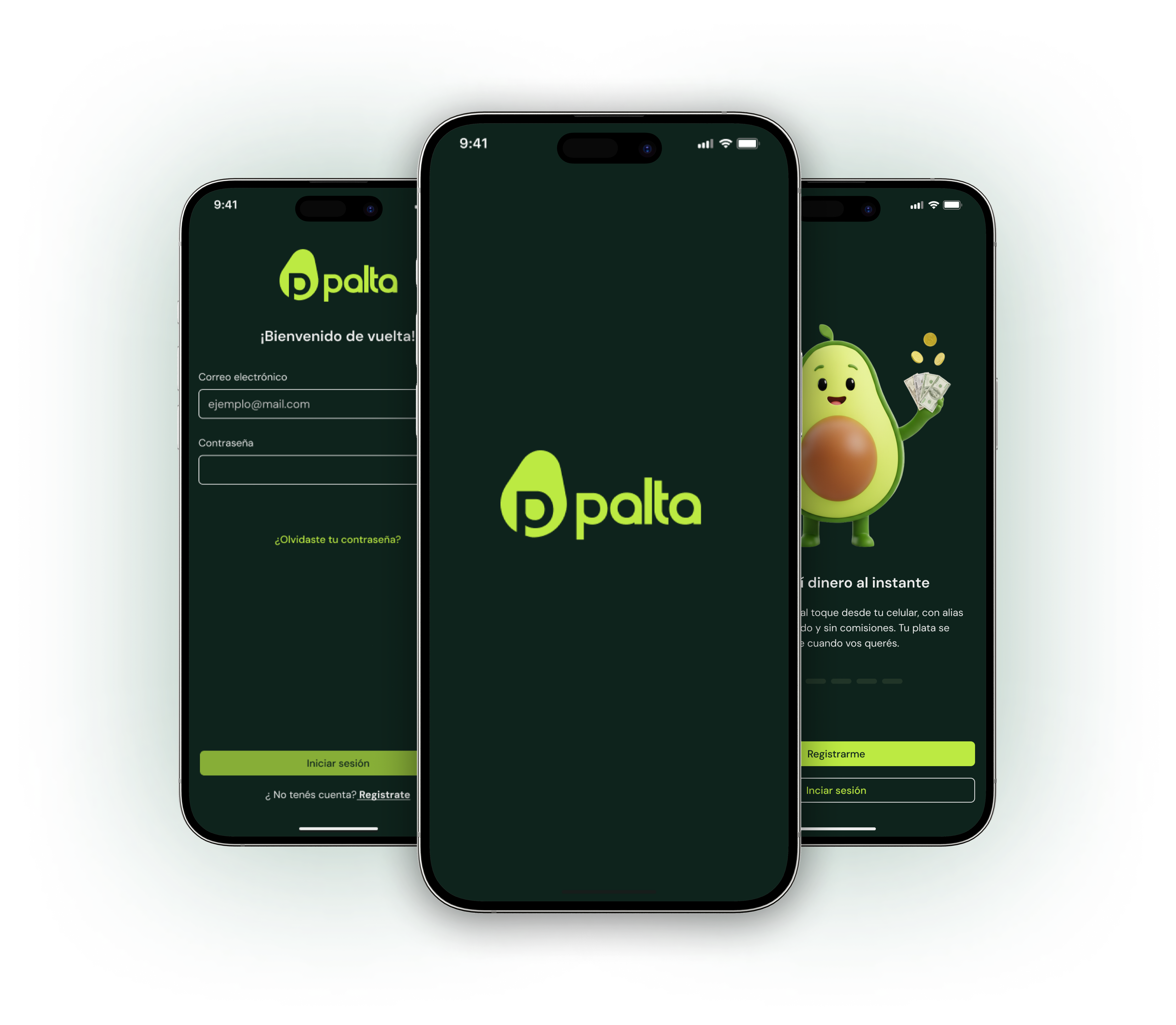 Palta app - Teléfonos